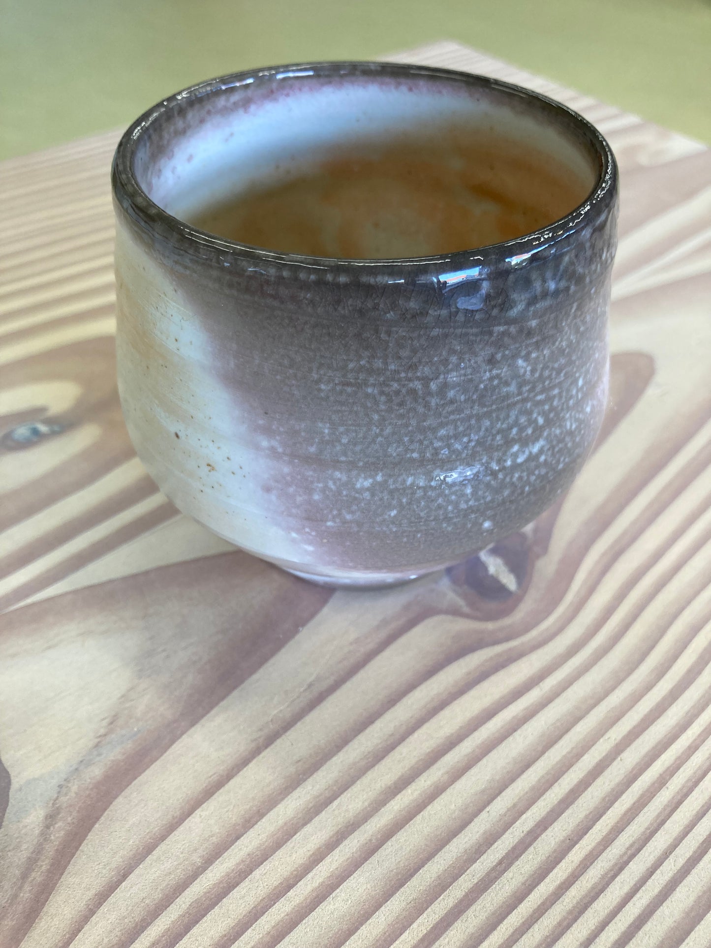 Handmade ceramic cup - taupe variation