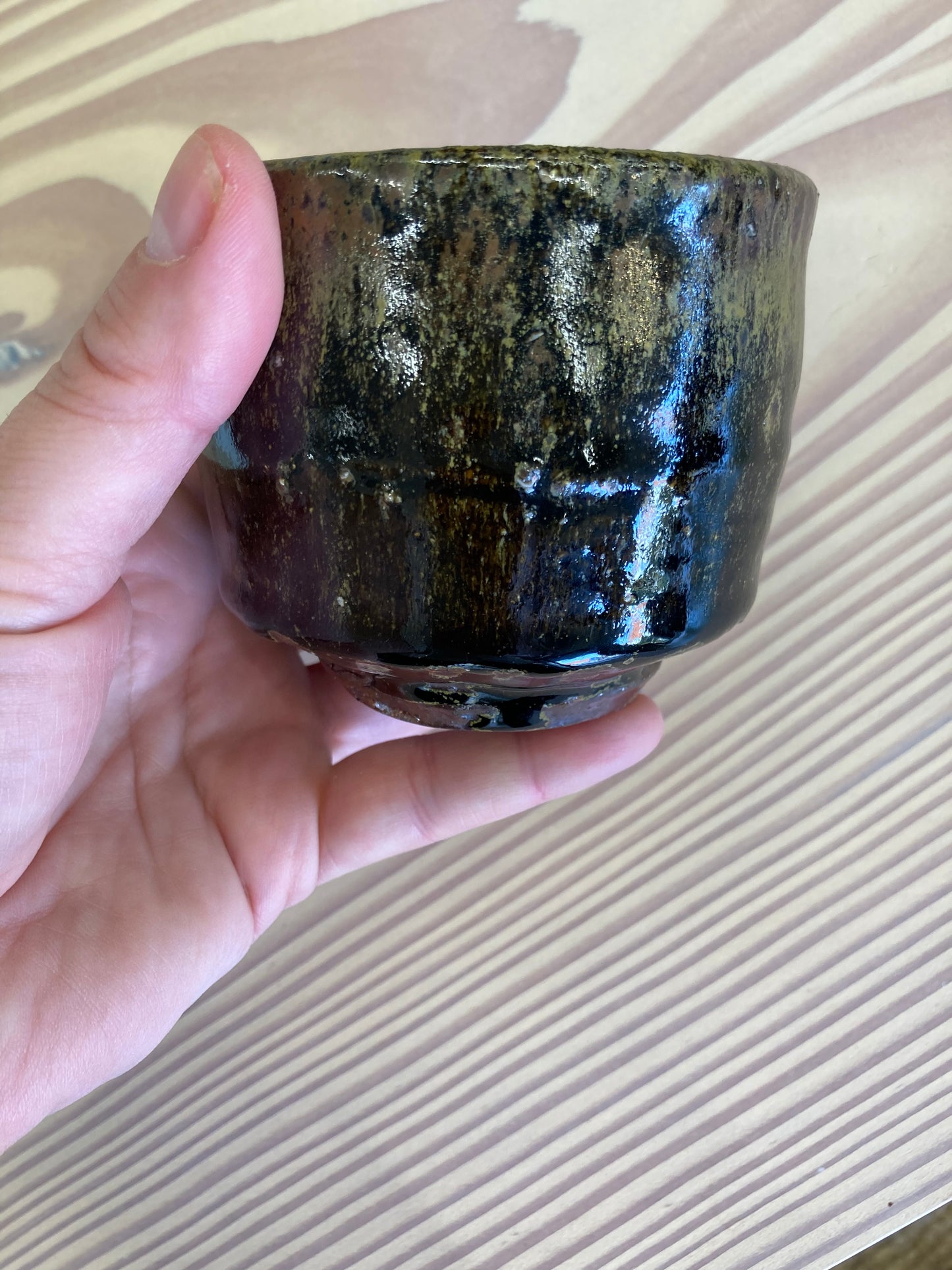 Handmade ceramic cup - Black variation