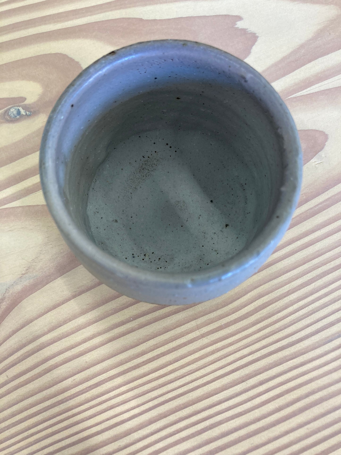 Handmade ceramic cup - Blue variation II