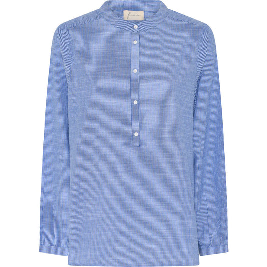 Madrid skjorte - Medium Blue Stripe
