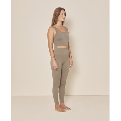 Soft Rib Seamless Legging - Sage